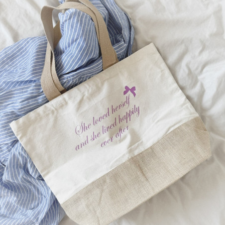 Shopper jutowy Happily Ever... Shopper jutowy Happily Ever...