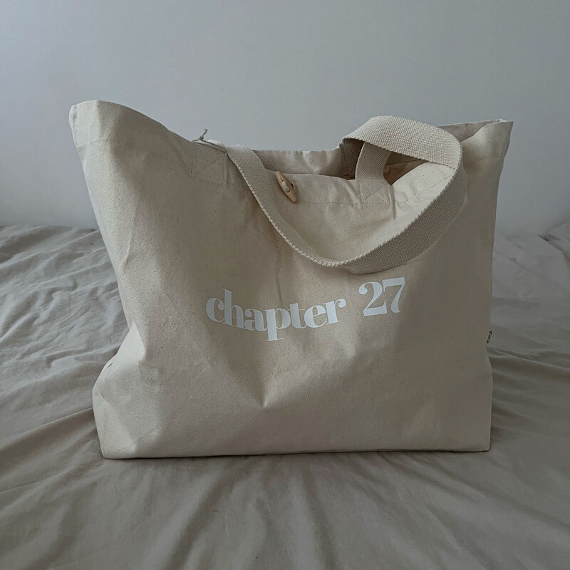 Torba Shopper z guzikiem